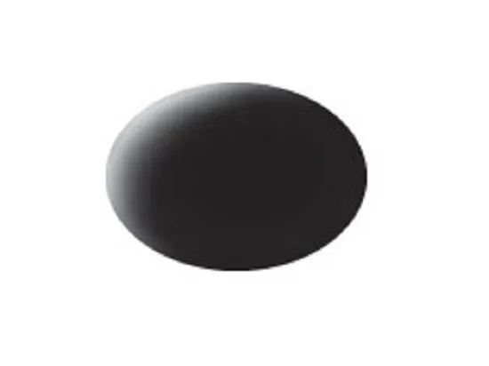 Revell 36108 - Aqua Color -Negro Mate- 18ml - Nuevo