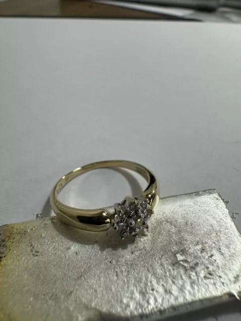 KLASSISCHER SOLITÄR-BRILLANTRING 0,21 ct AUS 585/- GELBGOLD WERT 799,-€