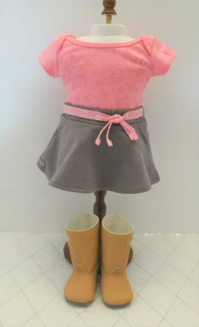American Girl TRUE SPIRIT MEET OUTFIT - BOOTS For 18" DOLL- New - NO BOX 2
