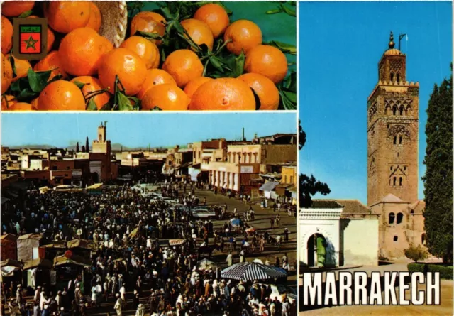 CPM MOROCCO Marrakech-Le Koutoubia and Place Jamaa el Fna (342902)