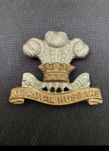 10th Hussars Cap Badge WW2