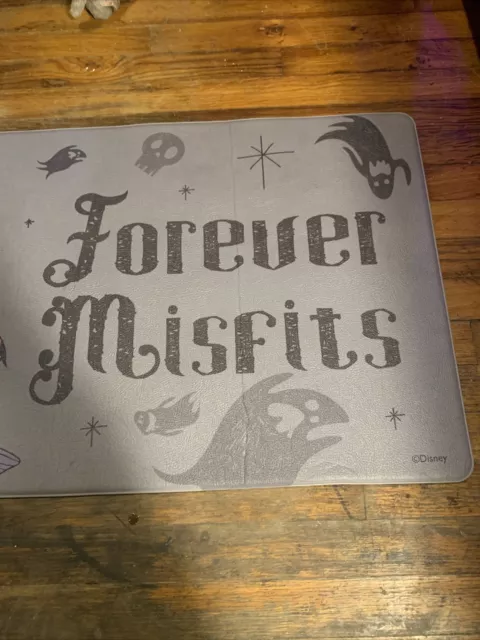 NIGHTMARE BEFORE CHRISTMAS Jack & Sally Disney KITCHEN MAT Forever Misfits 3