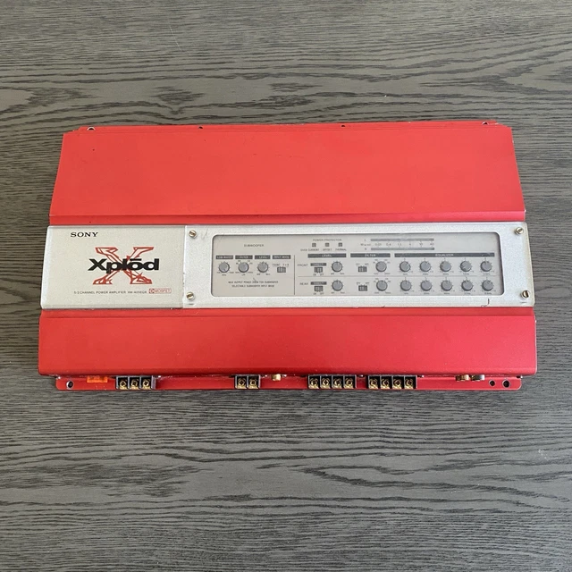 カーオーディオ SONY Xplod XM-405EQX Sony XM-405EQX 5/4/3 Channel amplifier Shipping from Japan