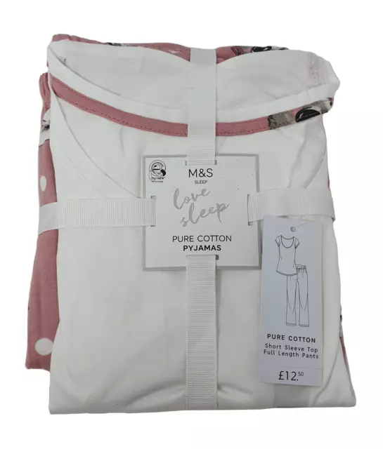 Ex M & S Marks & Spencer Ladies Girls Rabbit Pyjamas PJs New Tagged Cotton