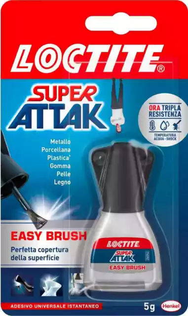 Colla Istantanea Universale 5 gr. Loctite 862096 Super Attack Easy Brush