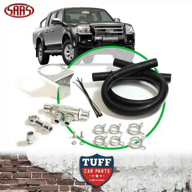 SAAS Diesel Ford Ranger 3.0lt PJ PK 2006 - 2011 Oil Catch Can Fitting Kit Only