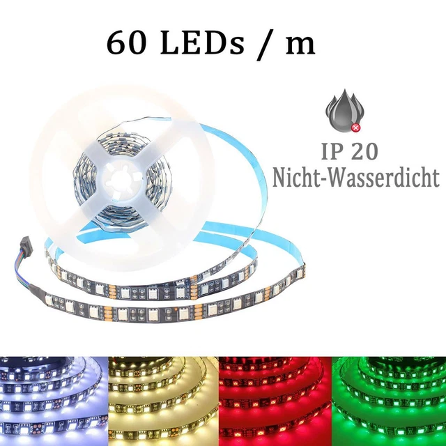 1m-30m 5050 SMD LED Stripe RGB Leiste Streifen Band Licht Leuchte Lichterkette