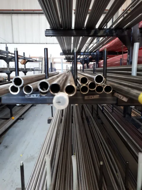 Stainless Steel Tube 22Mm Od X 18Mm Id (2Mm Wall) 316 Seamless