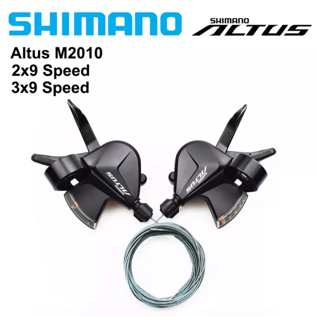 SHIMANO ALTUS SL-M2010 Shifter Set 2x9/3x9 Speed MTB Bike Shifters Lever M2000
