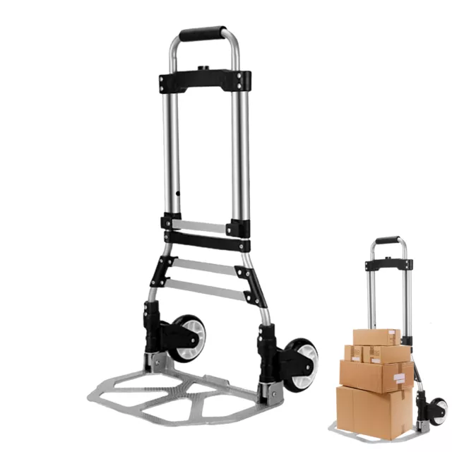 Heavy Duty Hand Trolley Truck Lightweight Folding Cart with Wheels