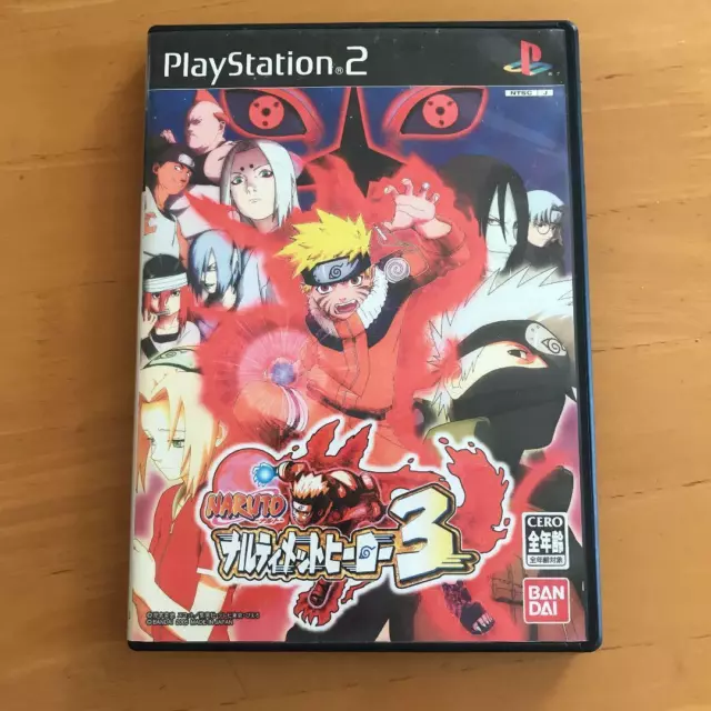 PS2 Lot 5 Narutimate Accel Hero 1 2 3 Naruto Uzumaki Ninden video games  Ninja