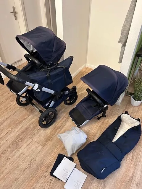 bugaboo donkey 3 twin, Blau, gebraucht, 2,5 Jahre alt, im sehr gutem Zustand