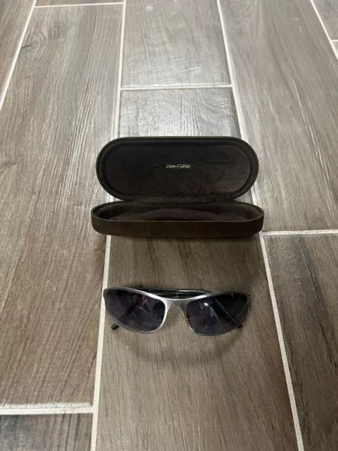 Tom Ford William Aviator Sunglasses Gunmetal Grey USED CONDITION CHECK PICS