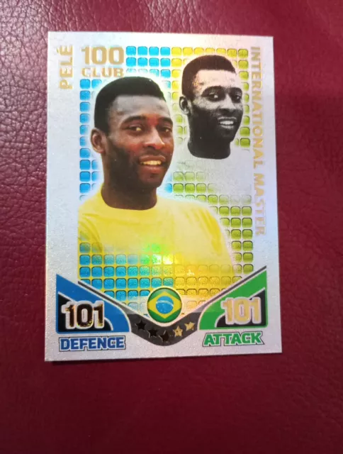 Match Attax 2010 World Cup International Master Pele 101 100 Club