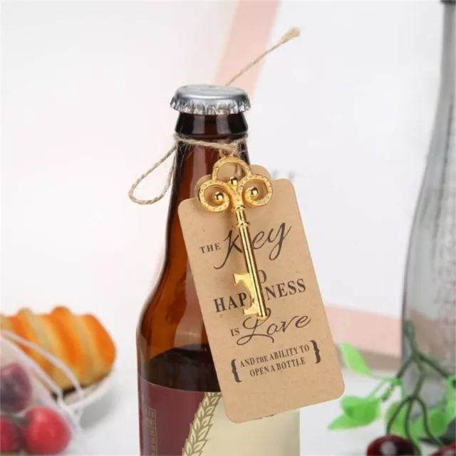 50Set Wedding Candy Bags Bottle Opener Birthday Party Decoration for Guest