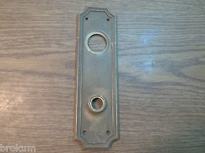 Vintage Heavy Bronze / Brass Sargent Door Back Plate Knob Escutcheon Circa1910