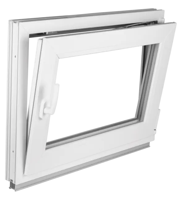 Soupirail Fenêtre Plastique - 2 Compartiment Vitrage - Inclinaison Variable 3