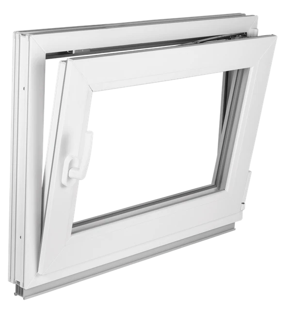Soupirail Fenêtre Plastique - 2 Compartiment Vitrage - Inclinaison Variable 3