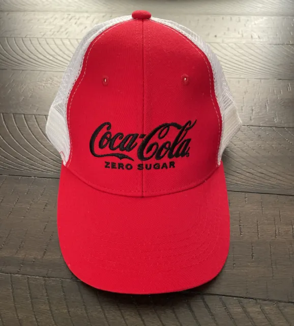 Coca-Cola Zero Sugar Snapback Trucker Hat -  Mesh NWOT