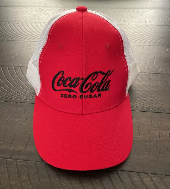 Coca-Cola Zero Sugar Snapback Trucker Hat -  Mesh NWOT