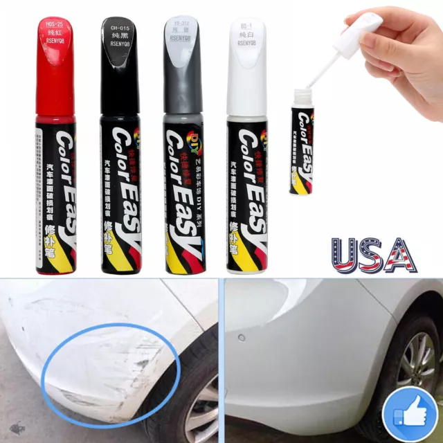 DIY Auto Paint Repair Pen Brush Car Clear Scratch Remover Touch Up Pens 4 Color