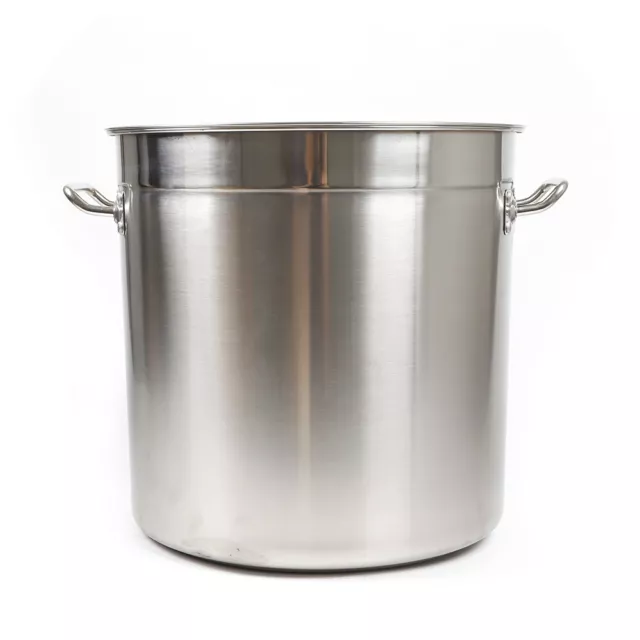 Edelstahl 35 Liter Suppentopf Kochtopf Suppen Eintöpfe Topf Kochtopf mit Deckel
