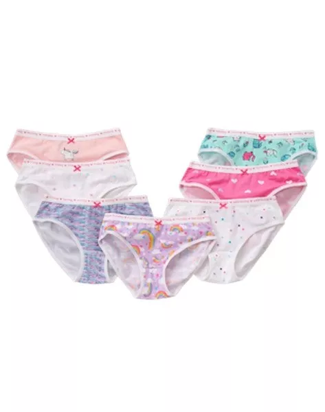 Lucky & Me Girls Underwear - Days of the Week set of 7 - Size 6