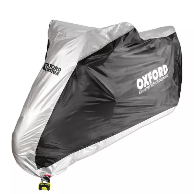 Oxford Aquatex Motorcycle Waterproof Outdoor Cover XL Motorbike Scooter New