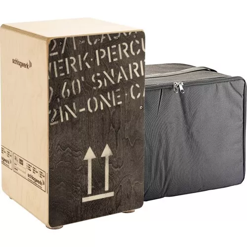 Schlagwerk CP404BLK Cajon 2 in One L + Tasche | Neu