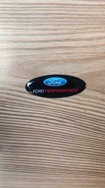 Steering wheel dome badge for Ford PERFORMANCE