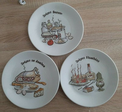 Assiette Porcelaine De Limoge Breton Bretonne Bretagne Crepe 