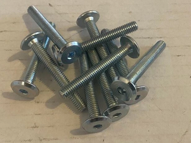 117444 x 4 IKEA Metal Hex Bolts (M6