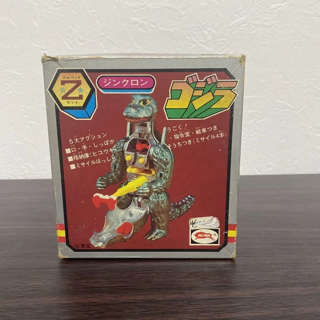 Bullmark Bullpet Z Alloy Zincron Godzilla Light Brown Body Figure Used From Jp