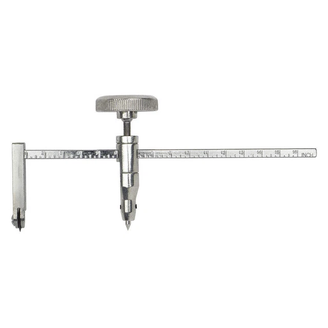 KRAFT TOOL DW241 Circle Cutter,Drywall,Plated Steel