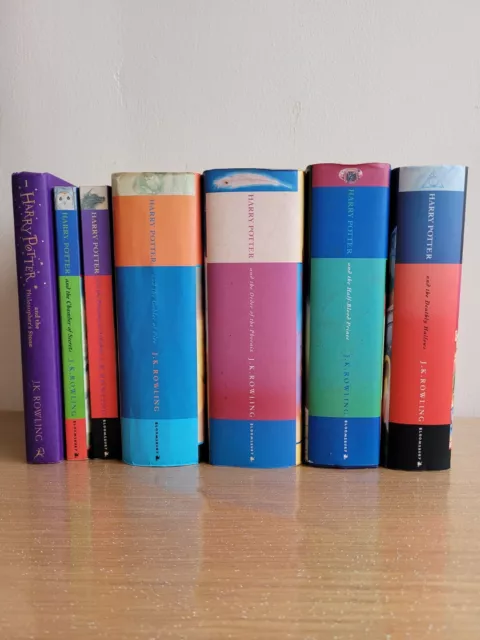 Harry Potter Komplettset Bücher 1-7 J.K. Rowling 1. Auflage 4 5 6 7 2