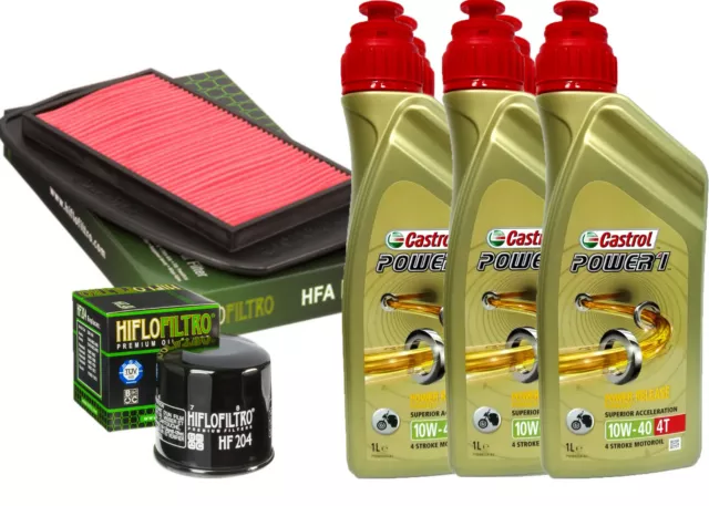 Kit tagliando Castrol  10W40 filtro olio aria Yamaha FZ6/Fazer/S2 600  2007/2010