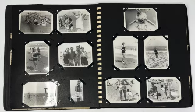 Occupied Japan US Army Military Base Photos Album Parties Beach Yokohama 1947