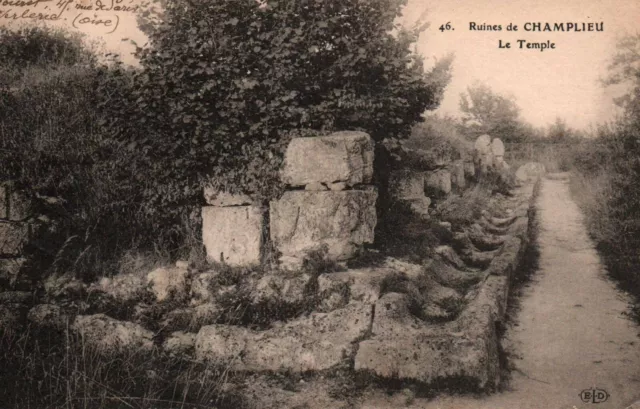 CPA 60 - CHAMPLIEU (Oise) - 46. Ruines de Champlieu. Le Temple - ELD