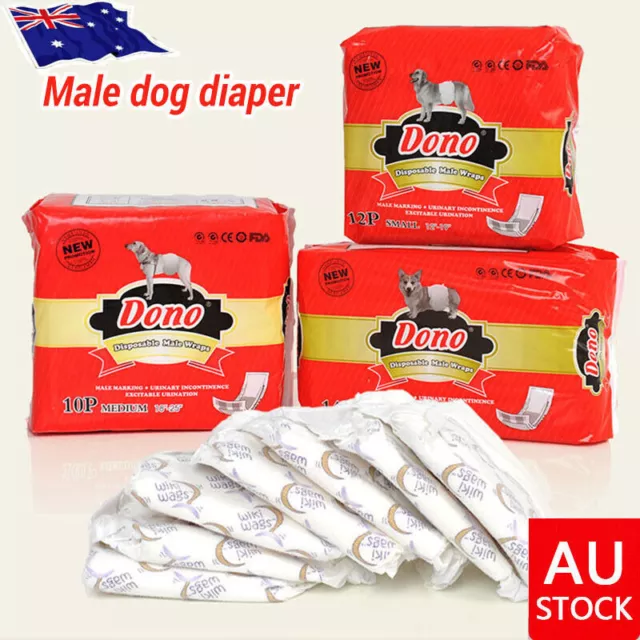 Dog Diapers Male Pet Nappy Diaper Belly Wrap Band Disposable Sanitary Pants XS-M