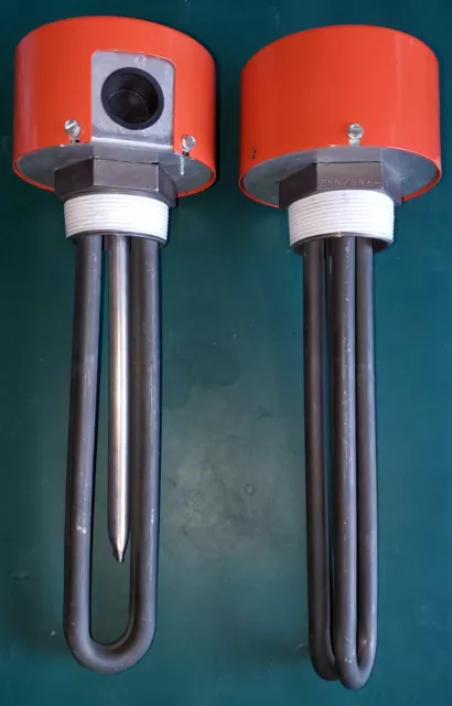 Lot of 2 Watlow BGN79N6-21 Immersion Heater 120/240V 2KW 1PH