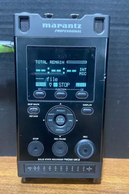 Marantz PMD661MKII Professional Handheld Portable Solid State Field Recorder Marantz PMD661MKII Professional Handheld Portable Solid State Field Recorder