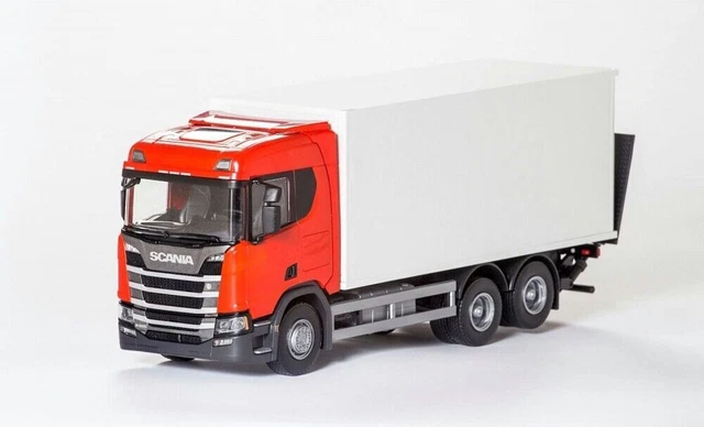 Camion Orange EMEK Scania G 6x4 Avec Lame Déneigeuse – Échelle 1/25
