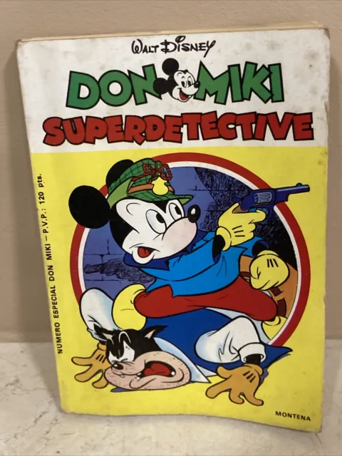 Don Miki Superdetective Número Especial 1  MONTENA, 1980, muy buen estado.