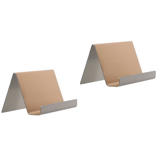 2 pezzi supporto display scrivania telaio per biglietti da visita desktop