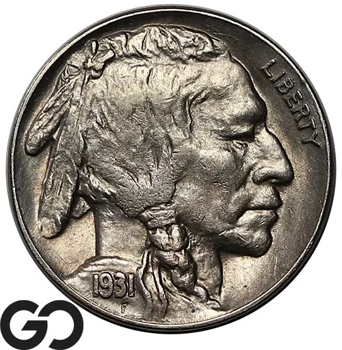 1931-S Buffalo Nickel, Gem BU++