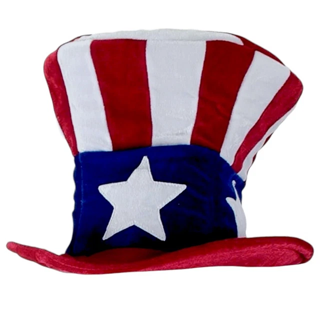 UNCLE SAM PATRIOTIC Hat By Elope Inc. Fast Shipping £9.17 PicClick UK
