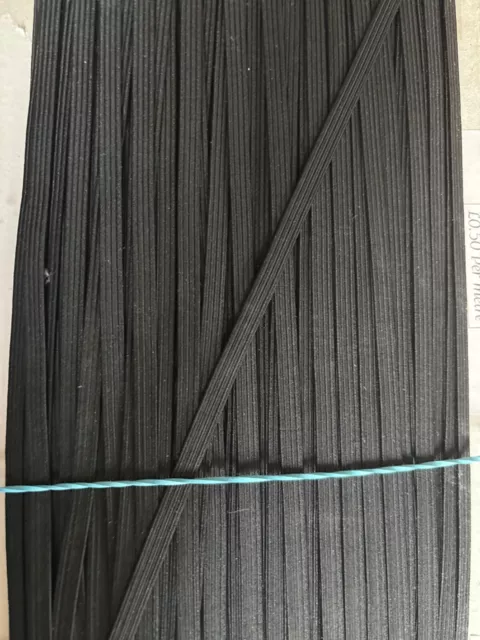 Elastic 5mm black stretchy elastic JOB LOT In excess of 80 metres