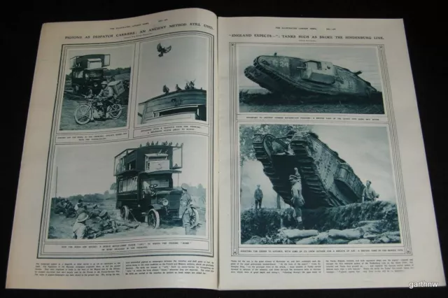 Tanks Of World War I 1917 Pictorial * Photos & Art + Bond Drive Trafalgar Square 3