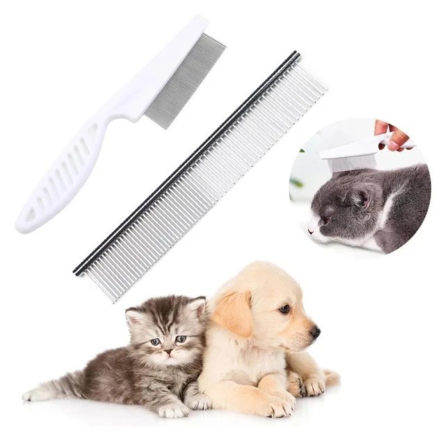 Pet Care Flea Comb Cat Brush Massage Tools;
