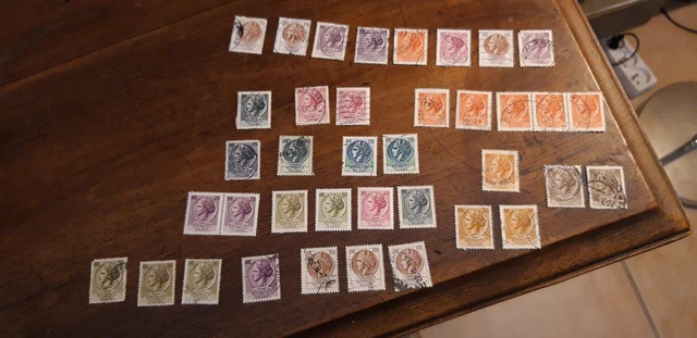 Timbres Italie stamps Italy 1953/1955/1956/1957/1958/1959/1960/1961/1963/1966 23